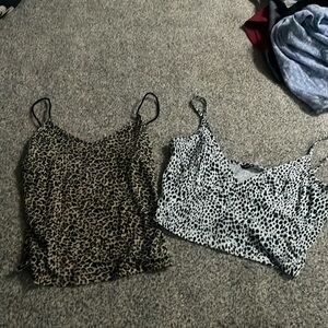 2 animal print tank tops form SHEIN